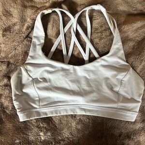 Lululemon Athletica Light blue Strappy Sports Bra